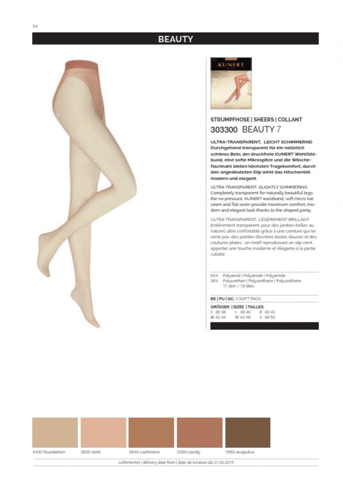 Kunert Kunert-ss-2015-54  SS 2015 | Pantyhose Library