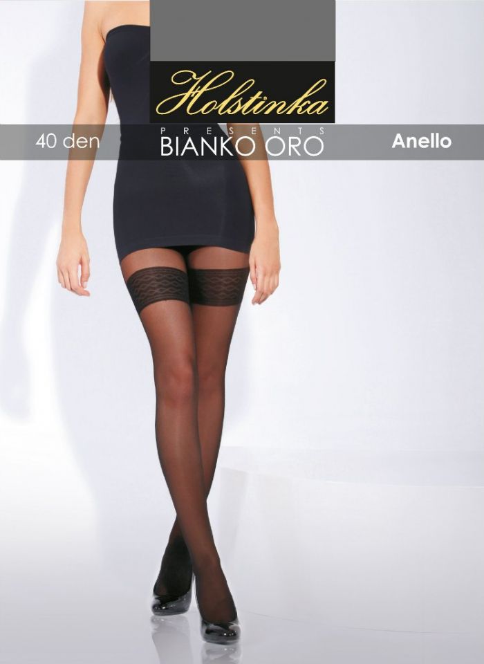 Holstinka Bianko Oro Anello 40 Denier Thickness, SS 2014 | Pantyhose Library