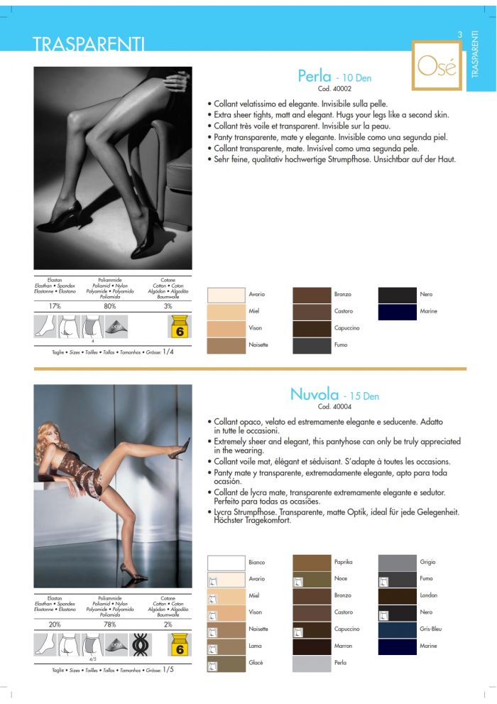 Ose Ose-catalogo-2005-7  Catalogo 2005 | Pantyhose Library