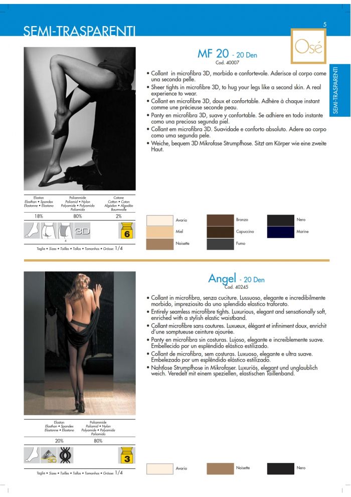 Ose Ose-catalogo-2005-9  Catalogo 2005 | Pantyhose Library