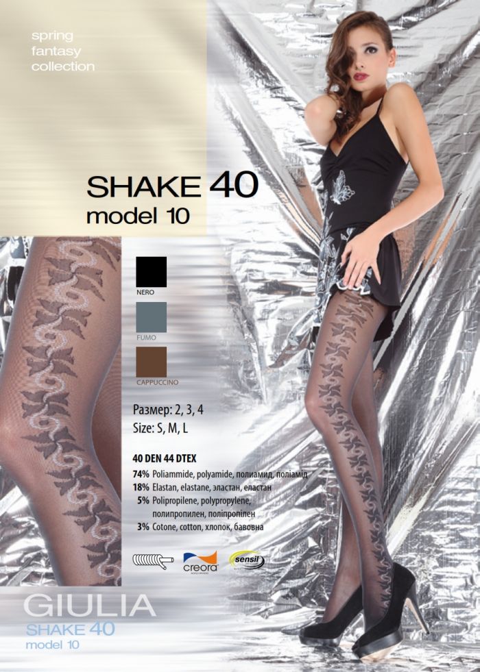 Giulia Shake 40 Model 10 40 Denier Thickness, SS Fantasy 2013 | Pantyhose Library