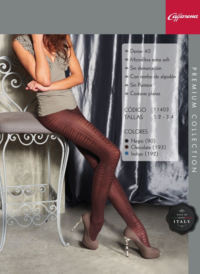 Caffarena 11403 40 Denier Thickness, Lookbook 2012 | Pantyhose Library