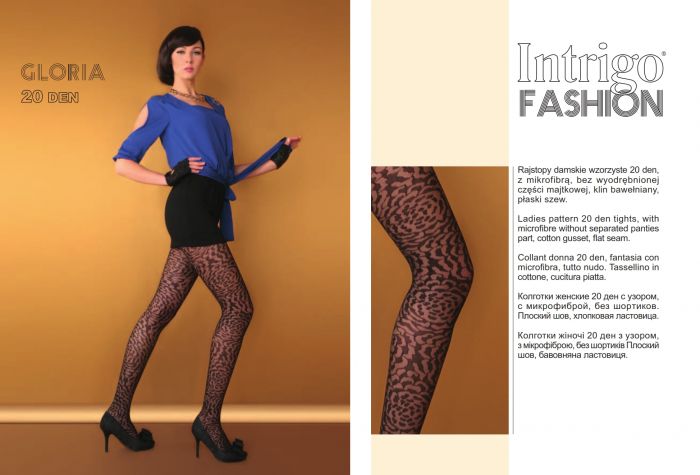 Intrigo Gloria 20 Denier Thickness, PE 2015 | Pantyhose Library