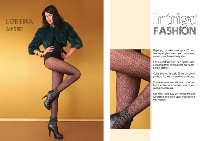 Intrigo Lorena 20 Denier Thickness, PE 2015 | Pantyhose Library