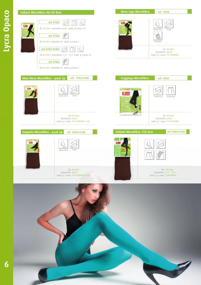 7 Dias Lycra Opaco  Catalog 2014 | Pantyhose Library