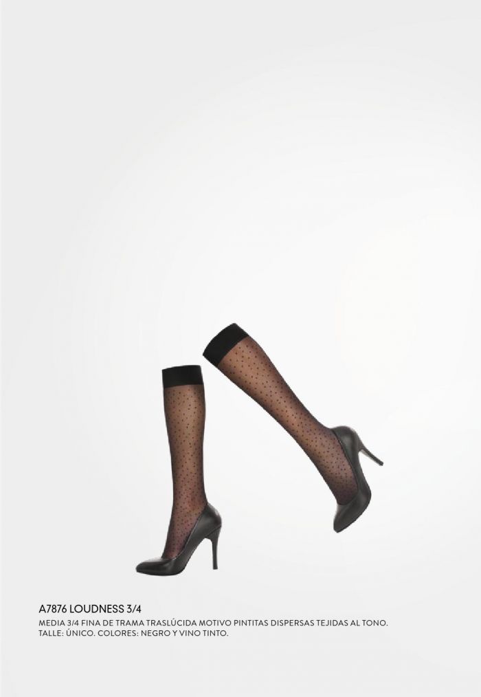 Apogeo A7876 Loudness 3/4  Moda Catalog | Pantyhose Library