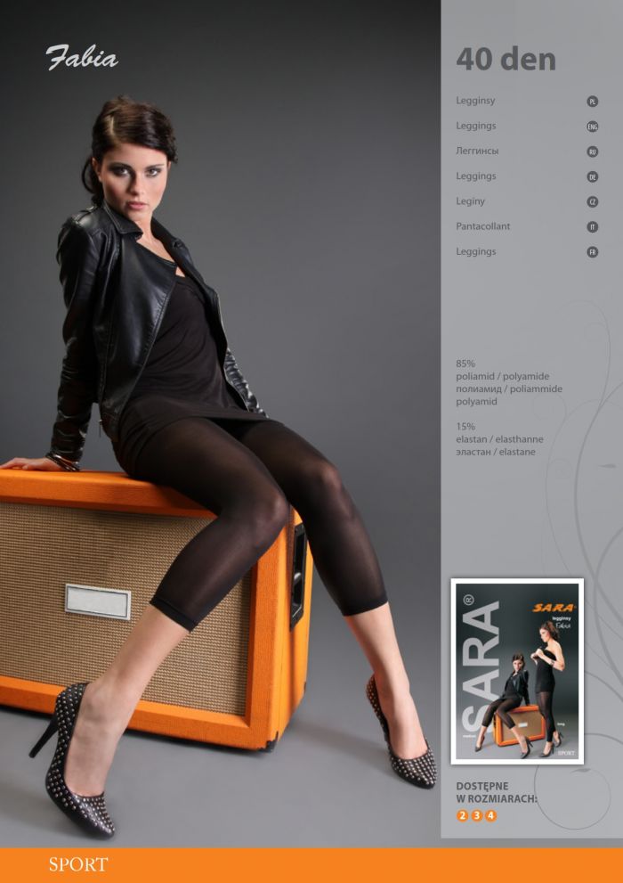 Sara Fabia 40 Denier Thickness, Catalog | Pantyhose Library