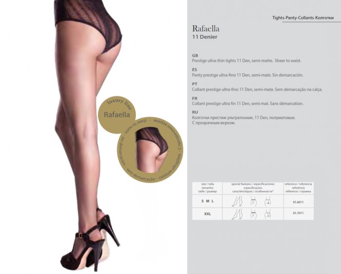 Lady Suzy Rafaella 11 Denier Thickness, Basic | Pantyhose Library