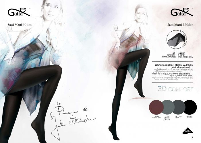 Gatta Semi Mat 90den | Semi Mat 120den  FW 2015 2016 | Pantyhose Library