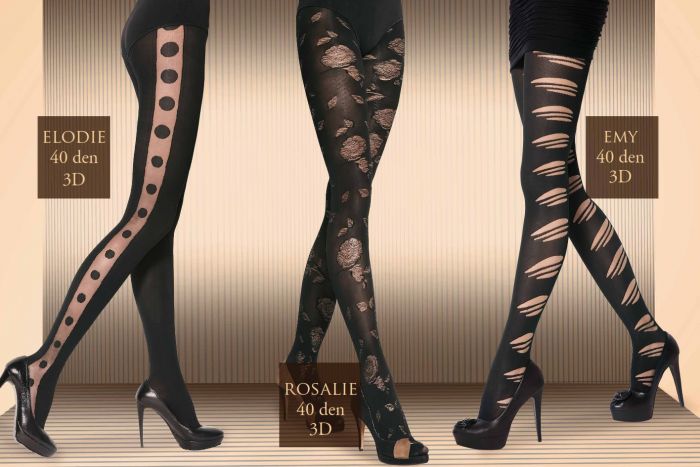 Adrian Elodie | Rosalie | Emy  AW 2012 | Pantyhose Library