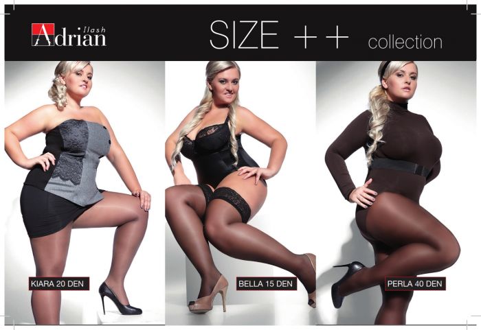 Adrian Kiara 20 Den | Bella 15 Den | Perla 40 Den  Plus Size Collection | Pantyhose Library