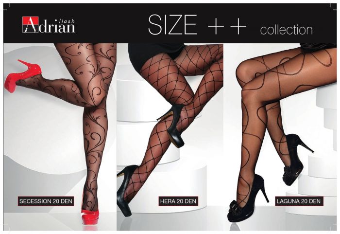 Adrian Secession 20 Den | Hera 20 Den | Laguna 20 Den  Plus Size Collection | Pantyhose Library