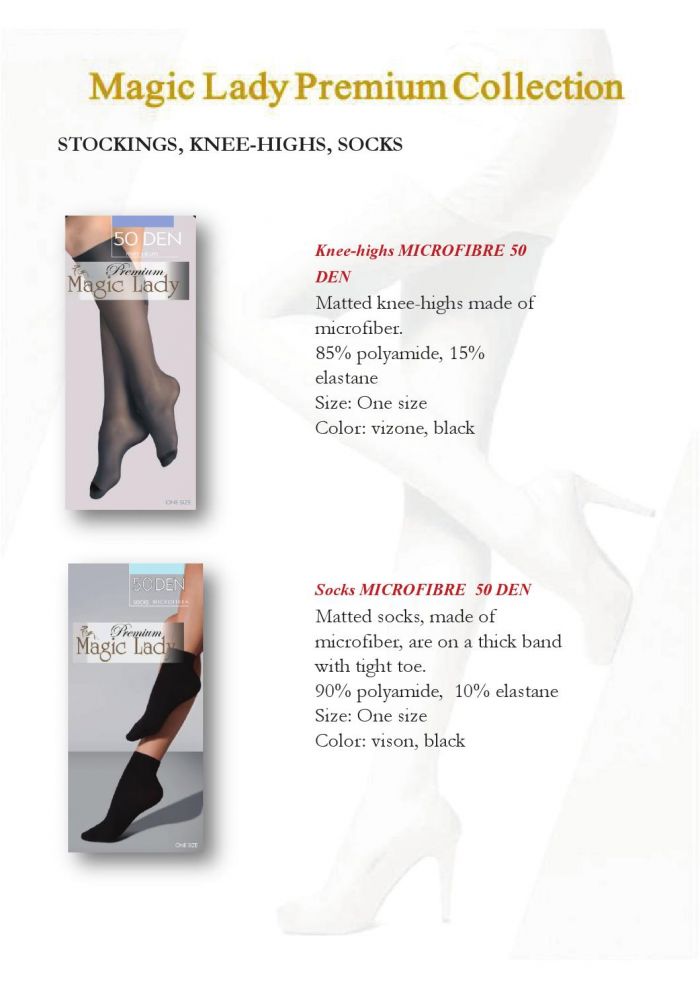 Magic Lady Microfibre 50den  Collection 2015 2016 | Pantyhose Library