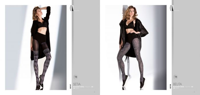 Fiore Setia | Belita 40 Denier Thickness, Golden Line AW 2015 2016 | Pantyhose Library