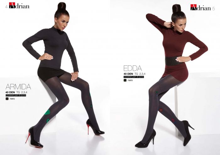 Adrian Armida | Edda 40 Denier Thickness, FW 2016 | Pantyhose Library