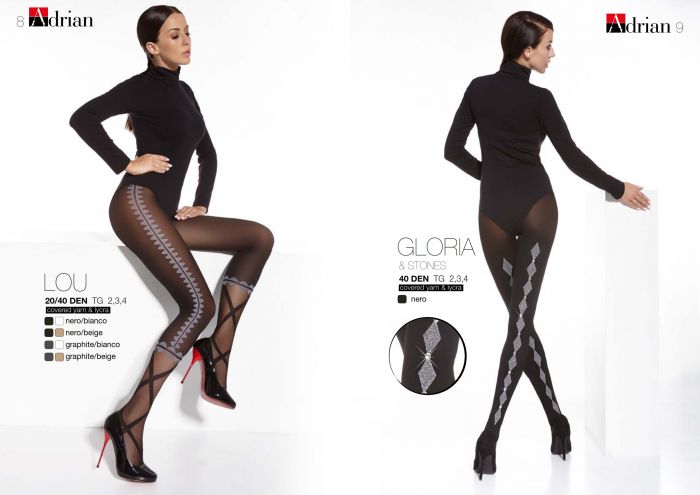 Adrian Lou | Gloria 20 Denier Thickness, FW 2016 | Pantyhose Library