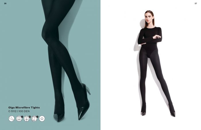 Fiore Olga Microfibre 100 Denier Thickness, Classic 2015 | Pantyhose Library