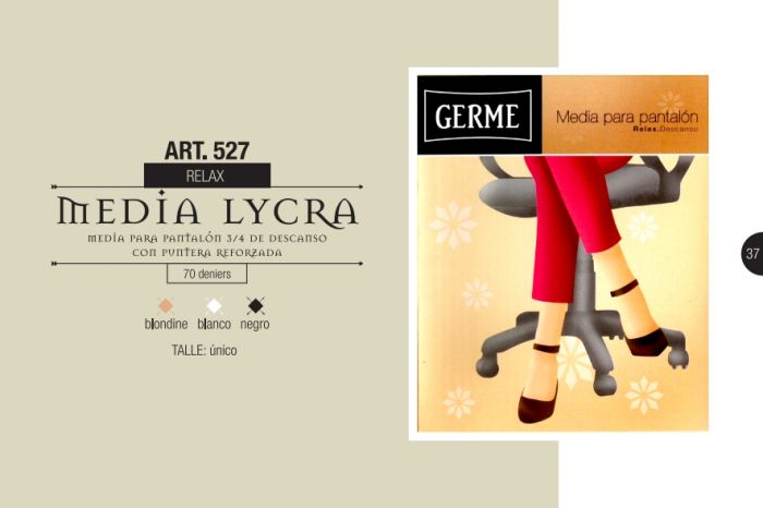 Germe Relax 70 Denier Thickness, Catalog 2015 | Pantyhose Library