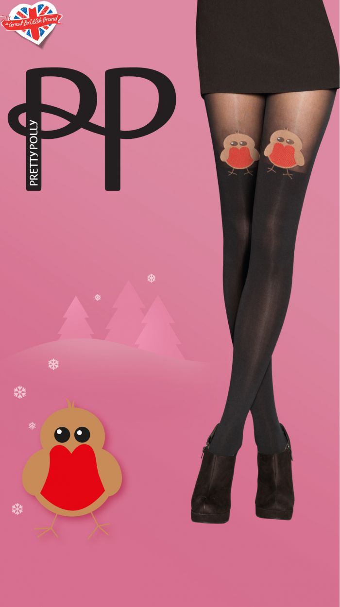 Pretty Polly Robin Tights  Xmas Collection 2015 | Pantyhose Library