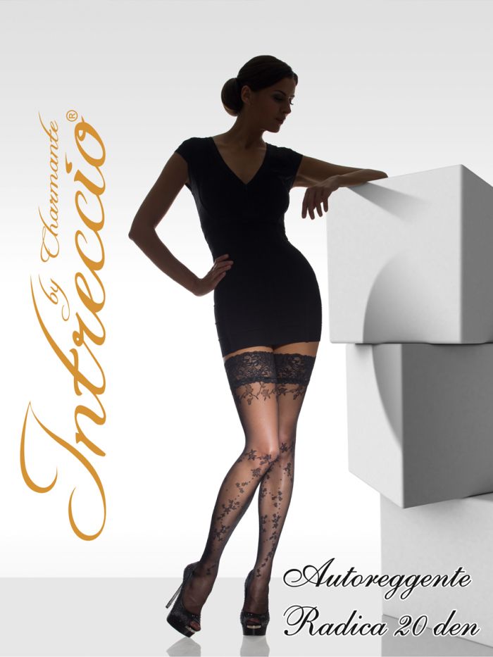 Intreccio Autoreggente Radica 20 Denier Thickness, Fantasy Hold Ups | Pantyhose Library