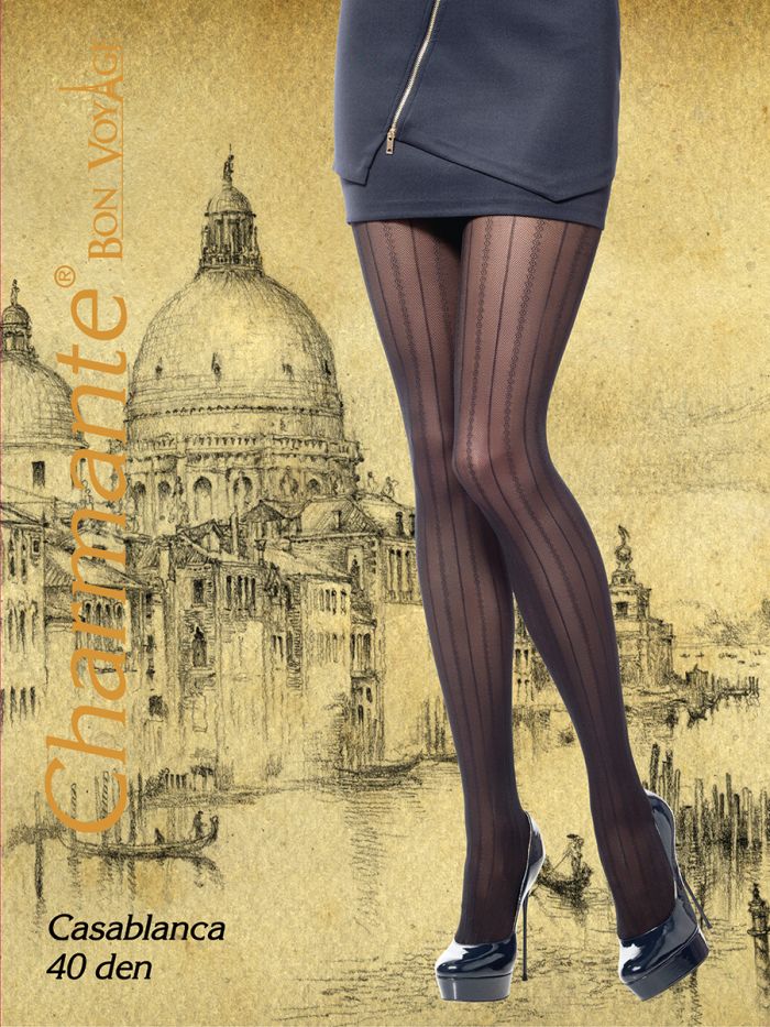 Charmante Casablanca 40 Denier Thickness, FW 1516 | Pantyhose Library