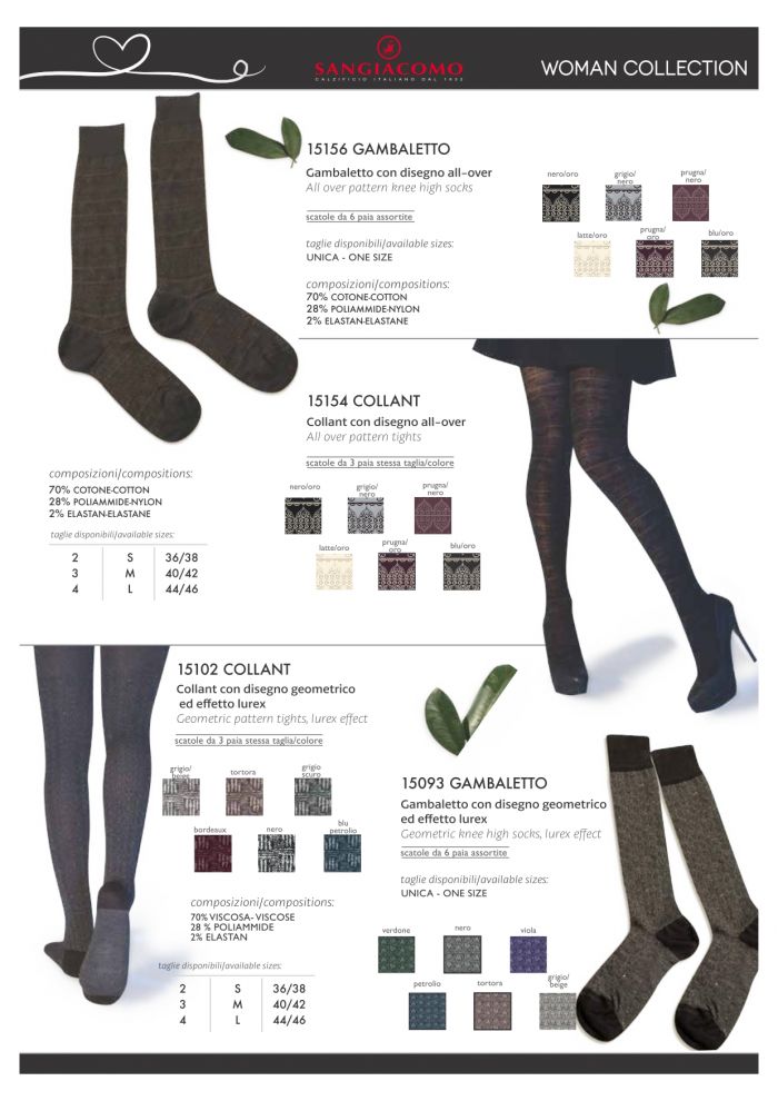 Sangiacomo Sangiacomo-fw1516-41  FW1516 | Pantyhose Library