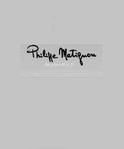 Philippe Matignon - AW 2015