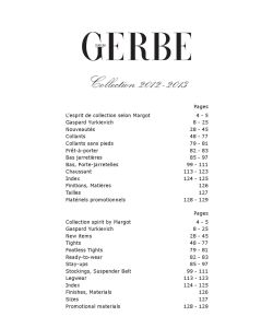 Gerbe - Collection 2013