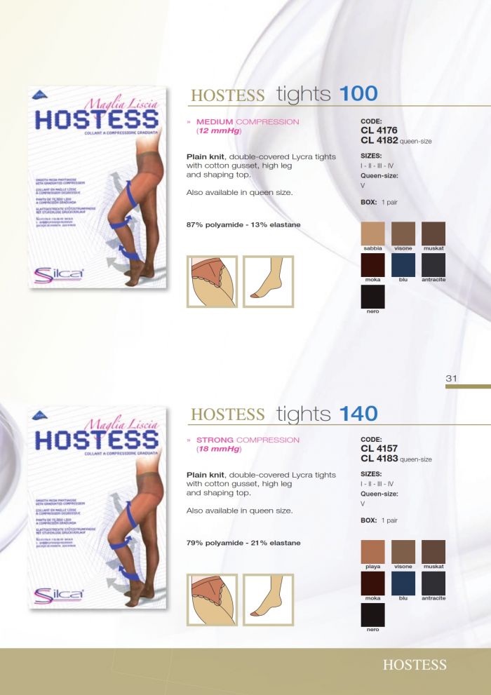 Silca Silca-nady-hostess-confort-30  Nady Hostess Confort | Pantyhose Library