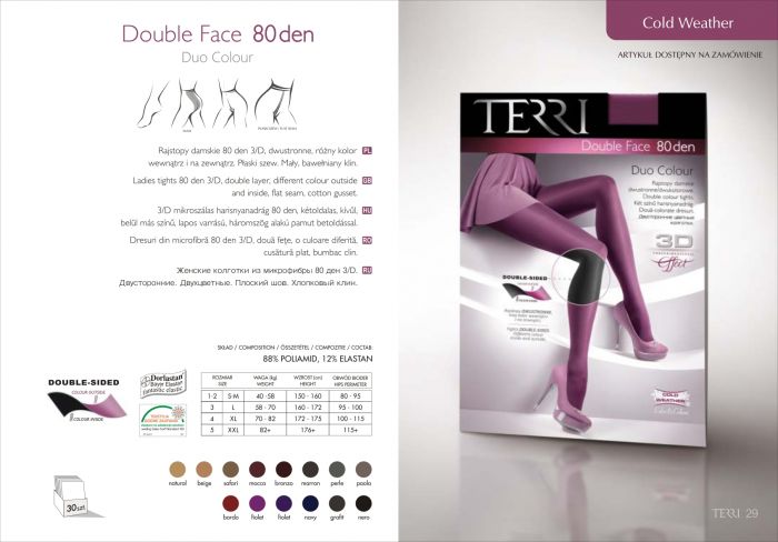 Terri Coldweather Doubleface80 Den   Catalog | Pantyhose Library