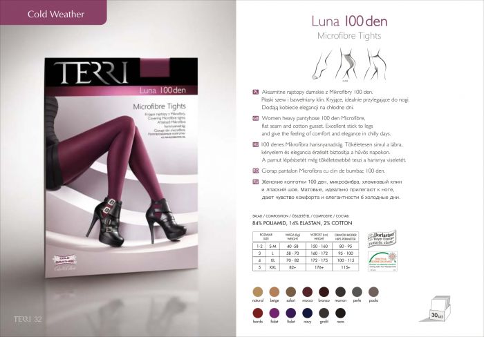 Terri Coldweather Luna100 Den   Catalog | Pantyhose Library