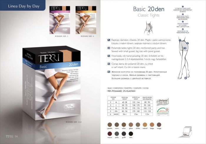 Terri Lineadaybyday Basic20 Den   Catalog | Pantyhose Library