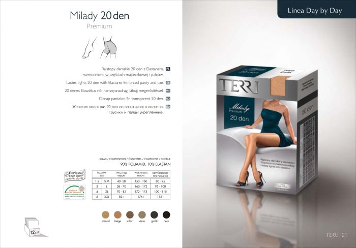 Terri Lineadaybyday Milady20 Den   Catalog | Pantyhose Library