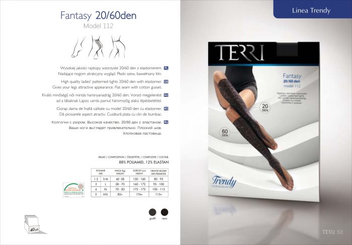 Terri Lineatrendy Fantasy20-60 Den 112   Catalog | Pantyhose Library