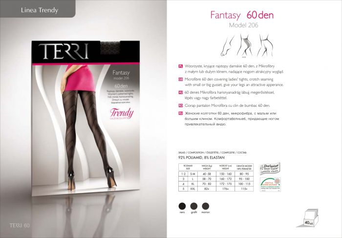 Terri Lineatrendy Fantasy60 Den 206   Catalog | Pantyhose Library
