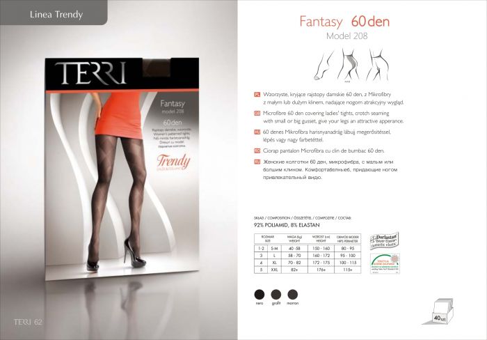 Terri Lineatrendy Fantasy60 Den 208   Catalog | Pantyhose Library