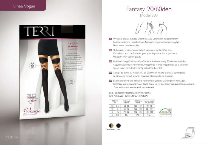 Terri Lineavogue Fantasy20-60 Den 303   Catalog | Pantyhose Library