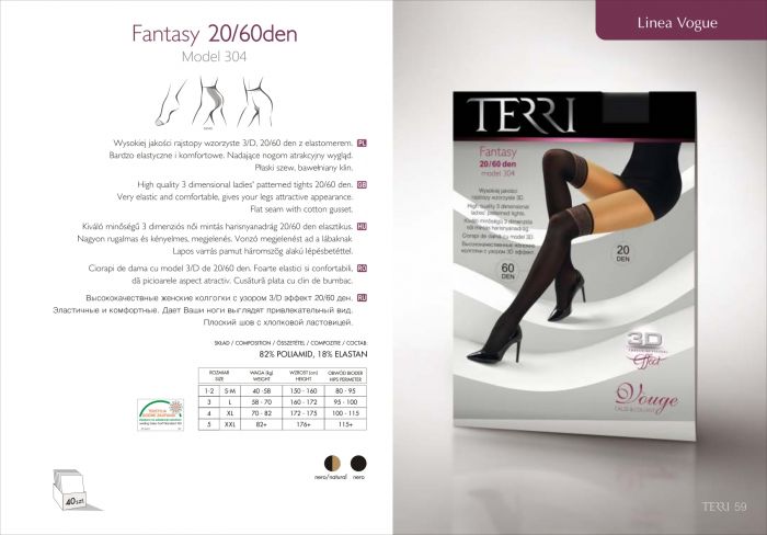 Terri Lineavogue Fantasy20-60 Den 304   Catalog | Pantyhose Library