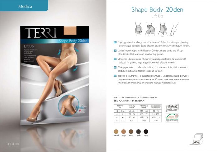 Terri Medica Shapebody20 Den   Catalog | Pantyhose Library