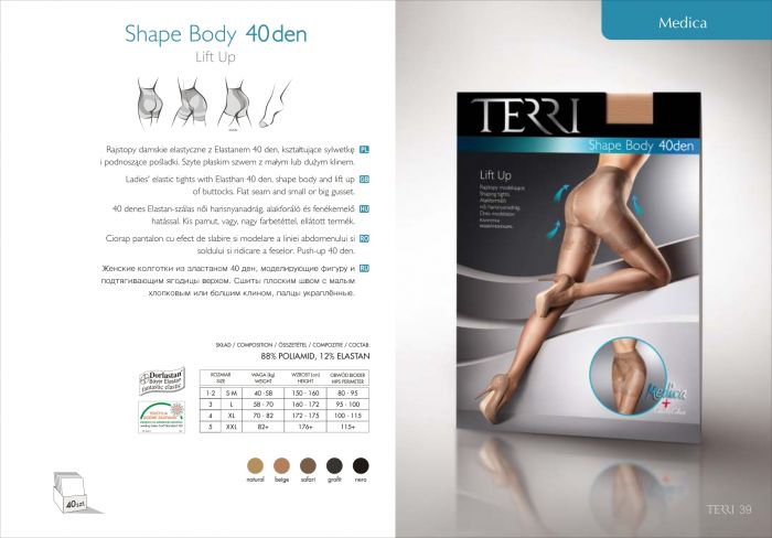 Terri Medica Shapebody40 Den   Catalog | Pantyhose Library