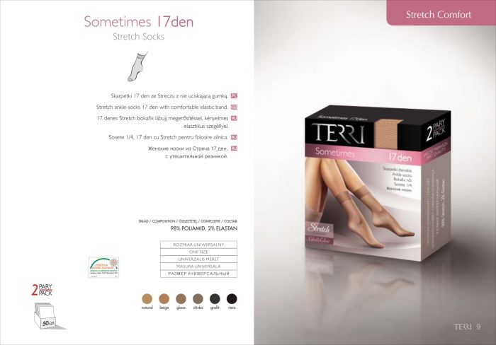 Terri Stretchcomfort Sometimes17 Den   Catalog | Pantyhose Library