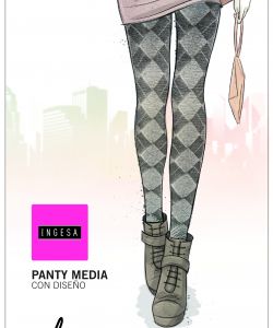 Ingesa - Panty Medias Con Diseno