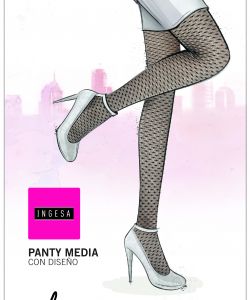 Ingesa - Panty Medias Con Diseno