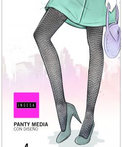 Ingesa - Panty Medias Con Diseno