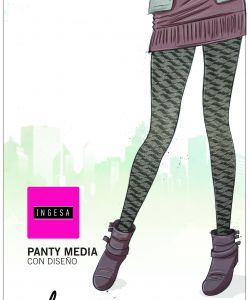 Ingesa - Panty Medias Con Diseno