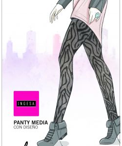 Ingesa - Panty Medias Con Diseno