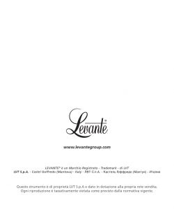 Levante - Collezione Moda 2017