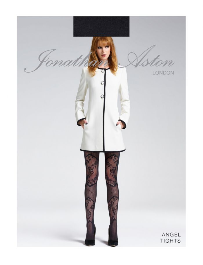 Jonathan Aston Jonathan Aston Angel Net Tights Black  Catalog 2016 | Pantyhose Library