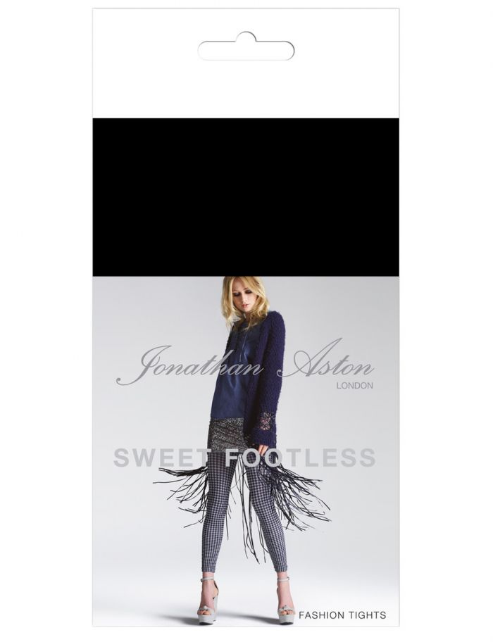 Jonathan Aston Jonathan Aston Footless Tight Sweet Navy-white  Catalog 2016 | Pantyhose Library