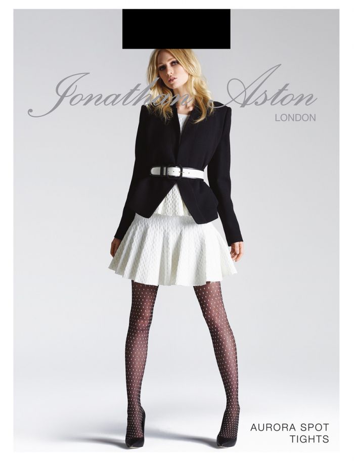 Jonathan Aston Jonathan Aston Tight Aurora Spot Black-white  Catalog 2016 | Pantyhose Library